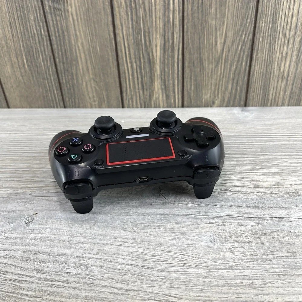 Wireless Game Controller for Sony PS4(Red)- Black Excellent Tested Working